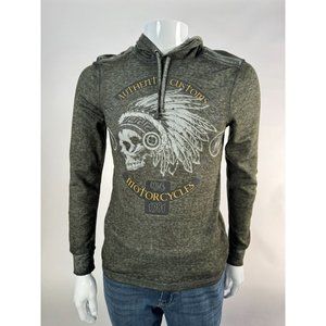 HELIX Printed Long Sleeve Thin Shirt Hoodie Mens Sz Small